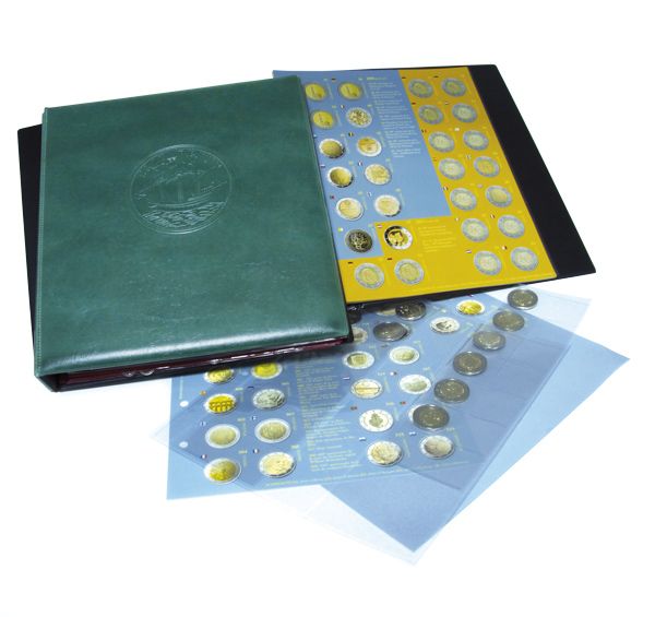 Album "2€ commémoratifs 2004-2021" : 2 Reliures Caravelle garnies des recharges 2€ (2004/2021) Album "2€ commémoratifs 2004-2021" : 2 Reliures Caravelle garnies des recharges 2€ (2004/2021)