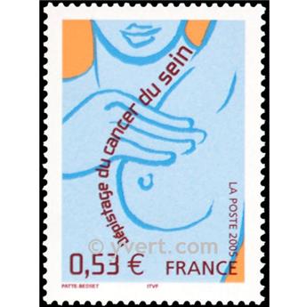 n.o 3836 -  Sello Francia Correos