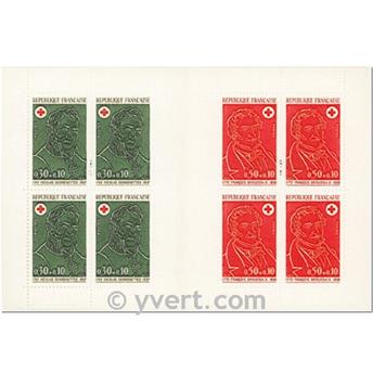 nr. 2021 -  Stamp France Red Cross Booklet Panes