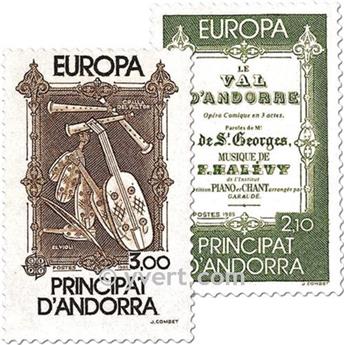 nr. 339/340 -  Stamp Andorra Mail