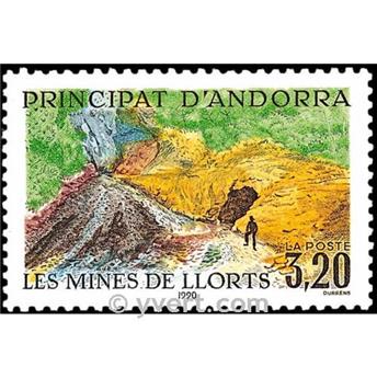 nr. 386 -  Stamp Andorra Mail