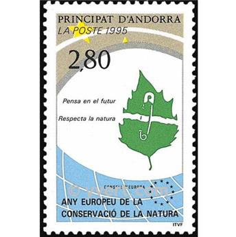 n° 454 -  Timbre Andorre Poste