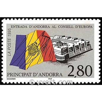 n° 466 -  Timbre Andorre Poste