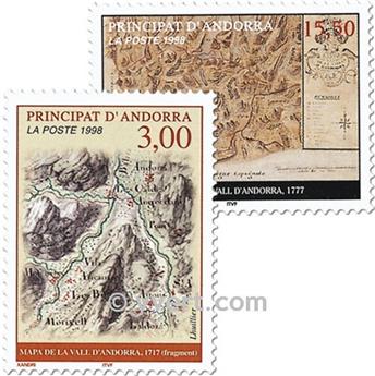 n° 508/509 -  Timbre Andorre Poste