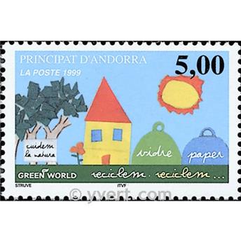 n° 513 -  Timbre Andorre Poste