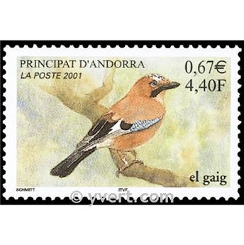 n° 548 -  Timbre Andorre Poste