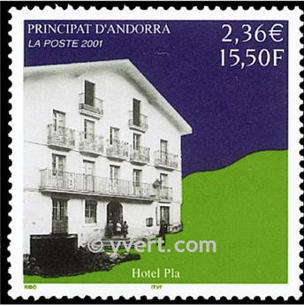 n° 553 -  Timbre Andorre Poste