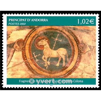 n° 574 -  Timbre Andorre Poste