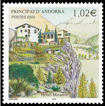 n° 579 -  Timbre Andorre Poste