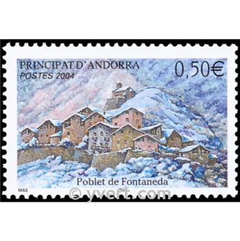 n° 597 -  Timbre Andorre Poste
