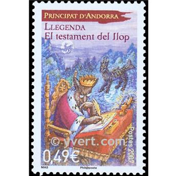nr. 636 -  Stamp Andorra Mail
