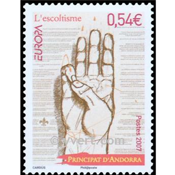 n° 640 -  Timbre Andorre Poste