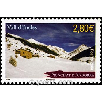 n° 657 -  Timbre Andorre Poste