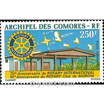 n.o 66 -  Sello Comoras Correo aéreo