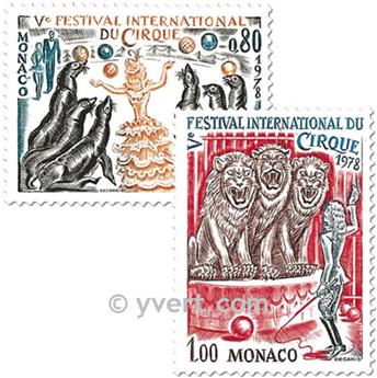 n° 1167/1171 -  Timbre Monaco Poste