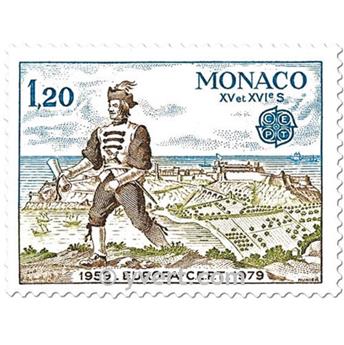 n° 1186/1188 -  Timbre Monaco Poste