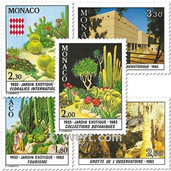n° 1360/1364 -  Selo Mónaco Correios