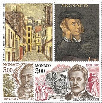 n° 1389/1392 -  Selo Mónaco Correios