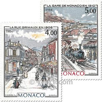 n° 1433/1434 -  Selo Mónaco Correios