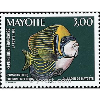 n.o 60 -  Sello Mayotte Correos