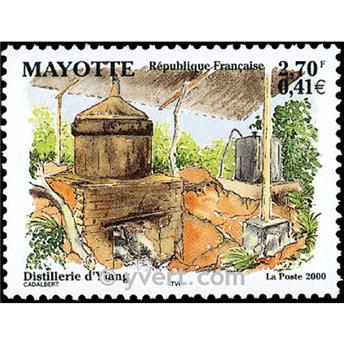 n.o 90 -  Sello Mayotte Correos