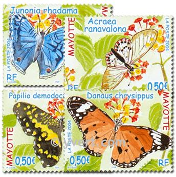n° 154/157 -  Timbre Mayotte Poste
