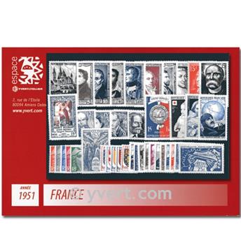 n° 878/918  - Stamp France Year set  (1951)