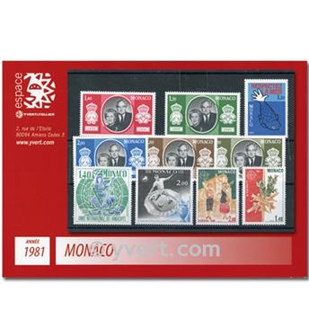 nr. 1264/1305 -  Stamp Monaco Year set (1981)n° 1264/1305 -  Timbre Monaco Année complète (1981)n.o 1264 / 1305 -  Sello Mónaco Año completo (1981)