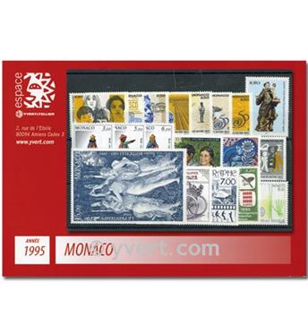 n° 1971/2025 -  Selo Mónaco Ano completo (1995)