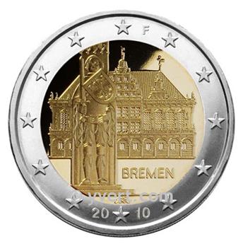 €2 COMMEMORATIVE COIN 2010: GERMANY (F)