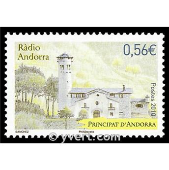 n° 695 -  Timbre Andorre Poste