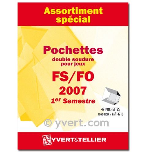 Assortiment de pochettes (double soudure) : 2007-1er semestre Assortiment de pochettes (double soudure) : 2007-1er semestre