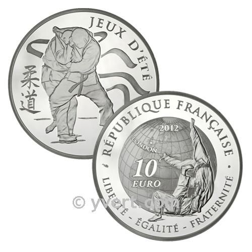10 EUROS PRATA - França - Jogos Olímpicos de Verão (2012)