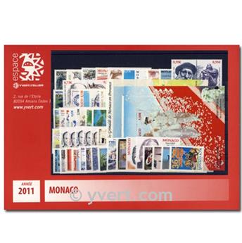 n° 2757/2808 -  Selo Mónaco Ano completo (2011)