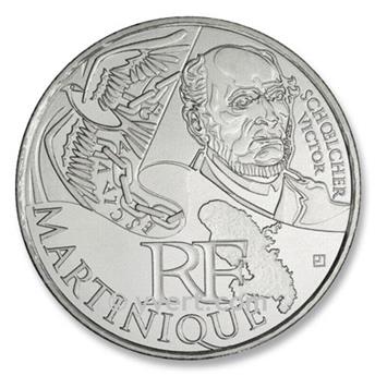 10 € DE LAS REGIONES - Martinique - 2012
