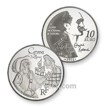 10 EUROS PLATA - FRANCIA - CYRANO DE BERGERAC