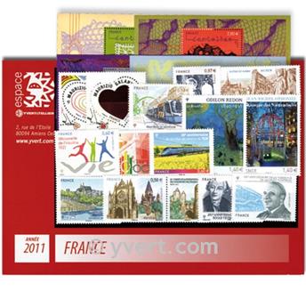 n° 4528/4630  - Stamp France Year set  (2011)