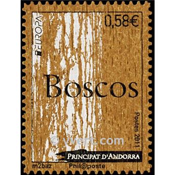 nr. 707 -  Stamp Andorra Mail