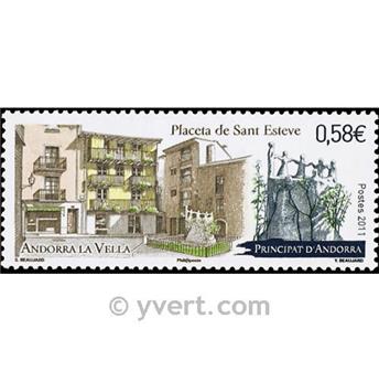 nr. 709 -  Stamp Andorra Mail