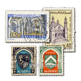 ALGERIE : pochette de 200 timbres (Oblitérés)