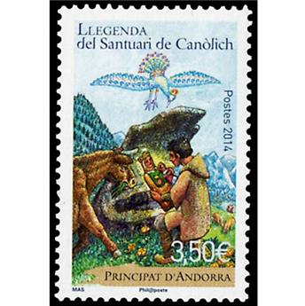 nr 748 -Stamp Andorra Mail