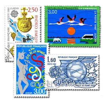 EUROPA CEPT : pochette de 50 timbres (Oblitérés)