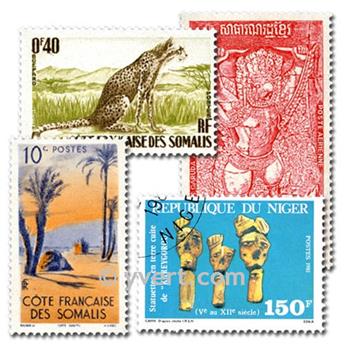 COMMUNAUTE FRANCAISE : pochette de 3000 timbres (Oblitérés)