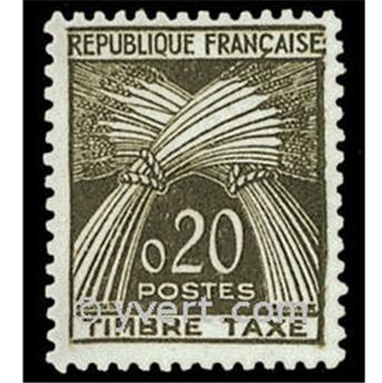n° 92 - Timbre France Taxe