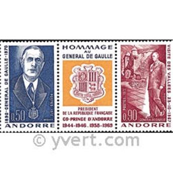 n° 225A -  Timbre Andorre Poste