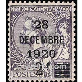 n° 50 -  Timbre Monaco Poste