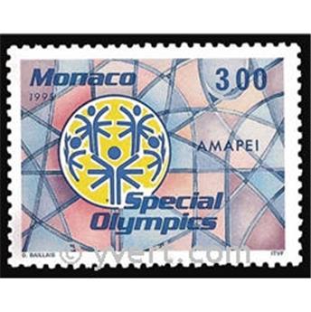 n° 1974 -  Timbre Monaco Poste