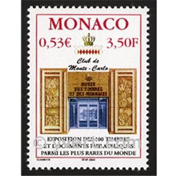 n° 2255 -  Selo Mónaco Correios