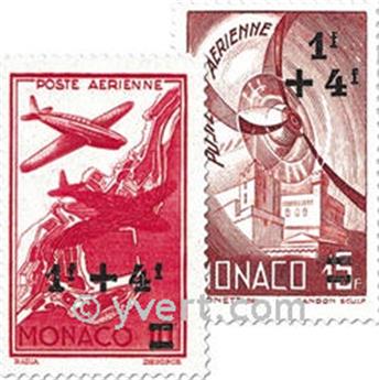 nr. 8/12 -  Stamp Monaco Air Mail