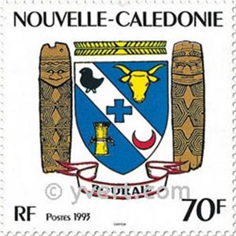 n° 641/653 -  Selo Nova Caledónia Correios
